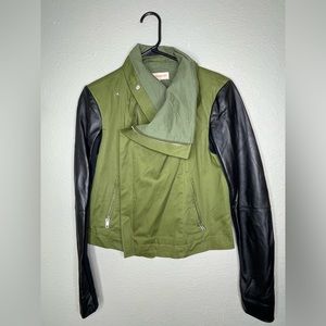 Green & Black fall jacket